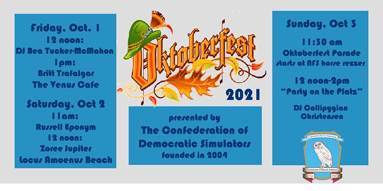 CDS Oktoberfest: various venues – Oct 1-3, 2021